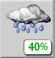 Lluvia posible